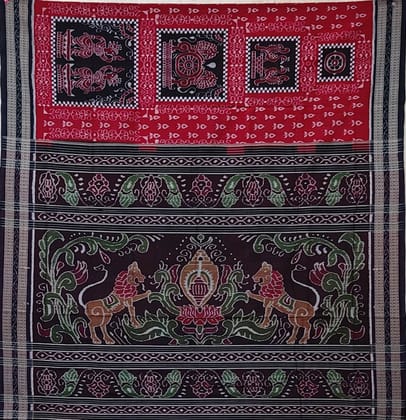 NARTAKI DESIGN SAMBALPURI COTTON SAREE