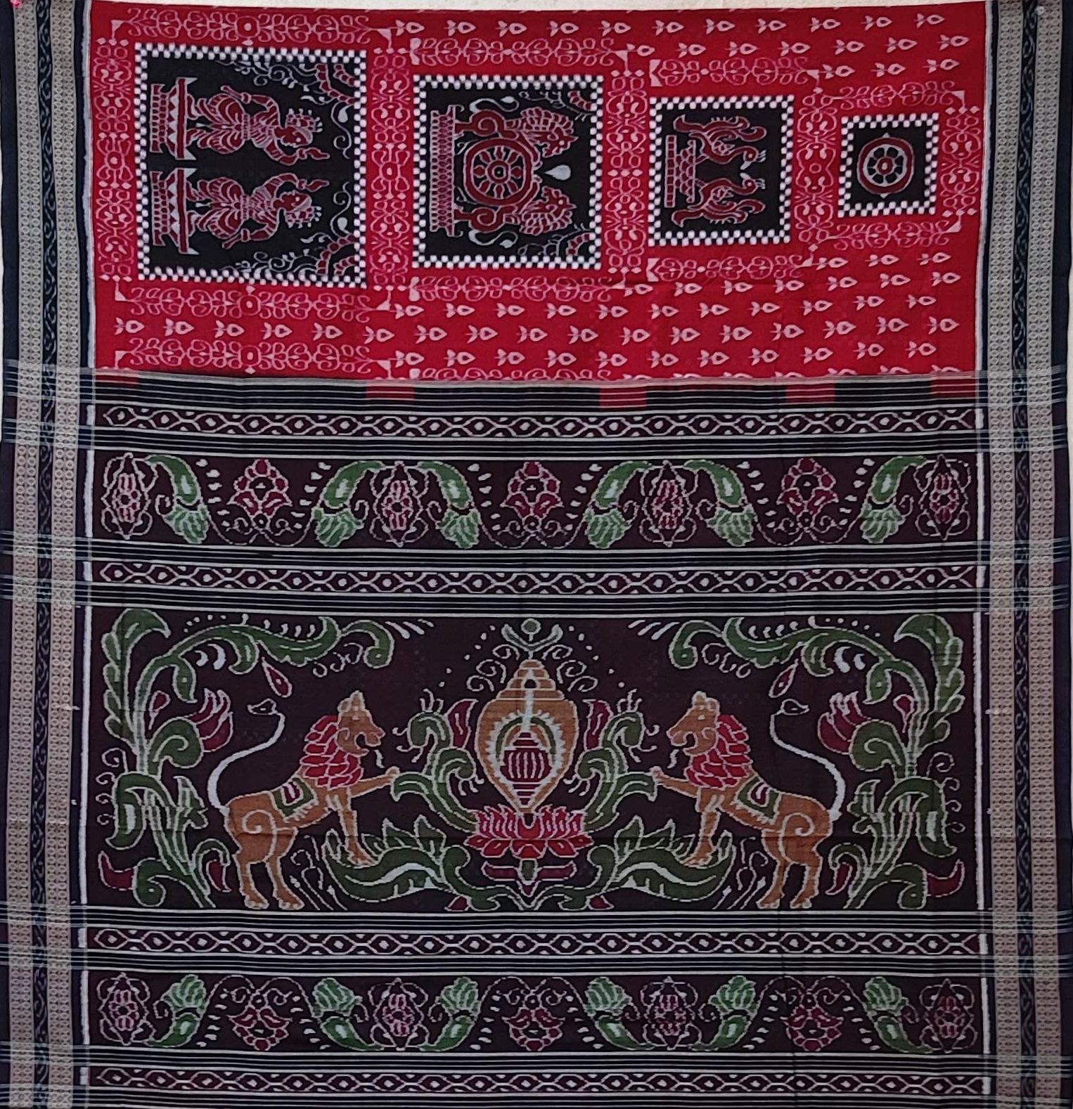 NARTAKI DESIGN SAMBALPURI COTTON SAREE