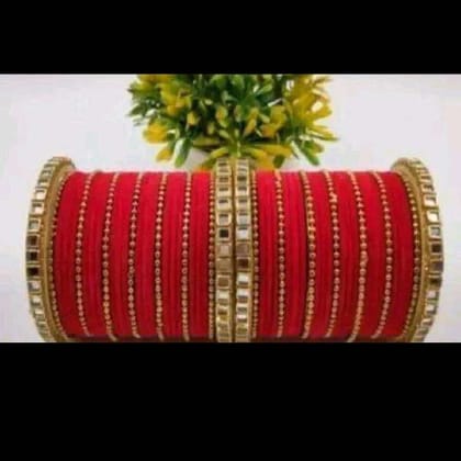 Velvet bangles set