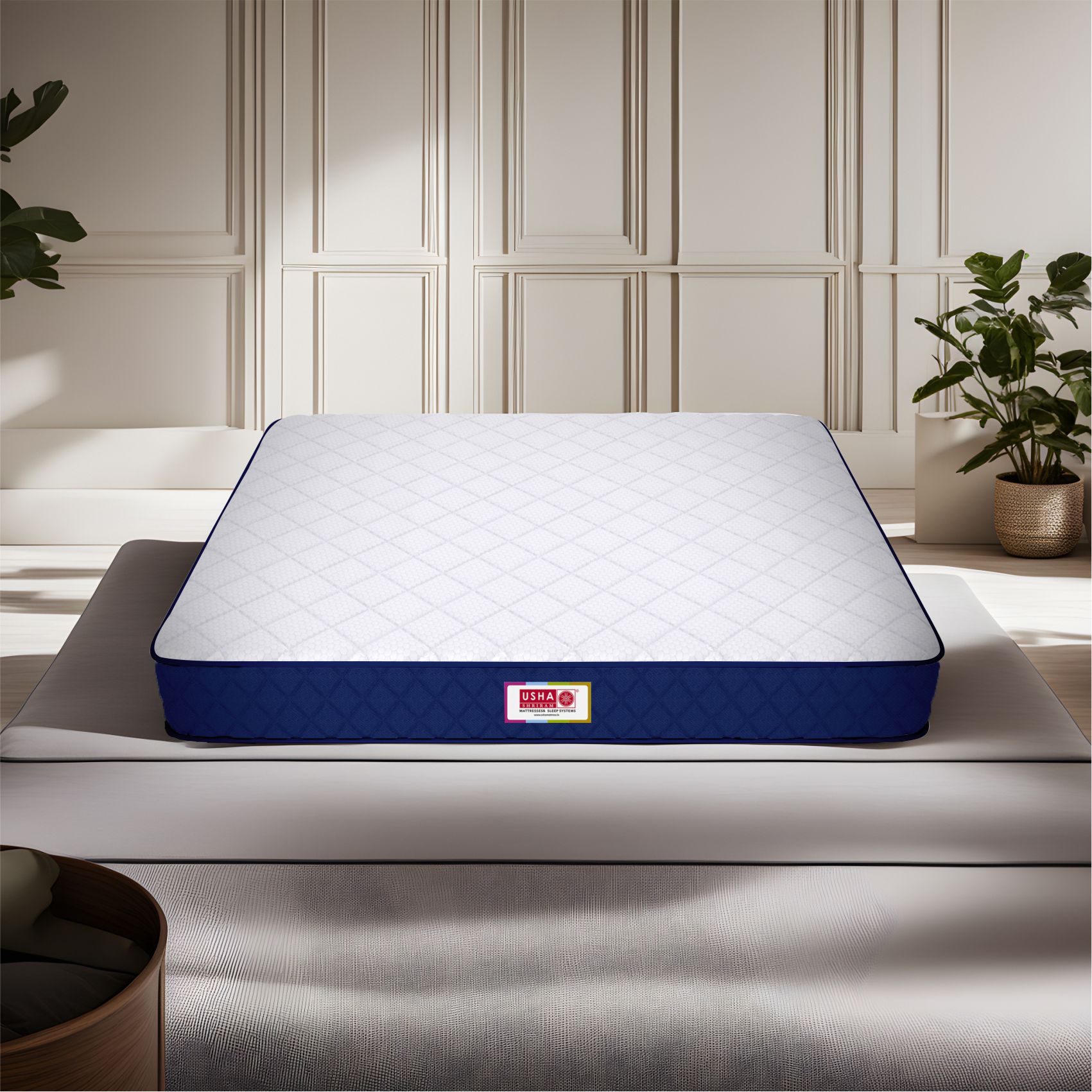 Usha Shriram Back Master with NFF Tech. 4 inch Double Bonded Foam Mattress (L x W: 72 inch x 48 inch)