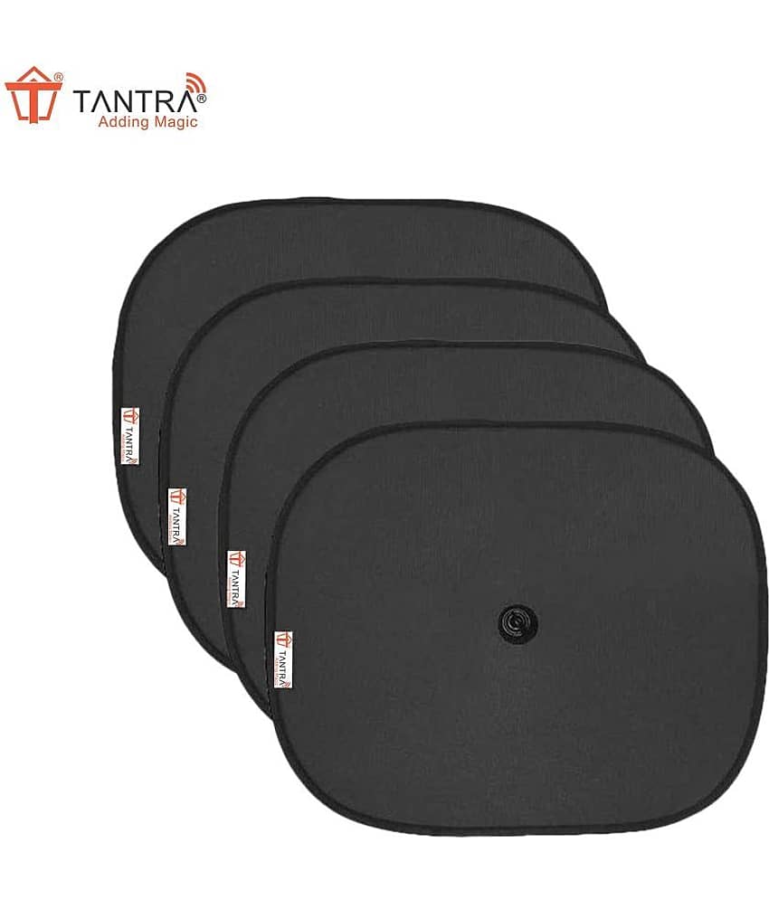 SIAGO Car Sun Shade for Side Windows (Black) Pack of 4