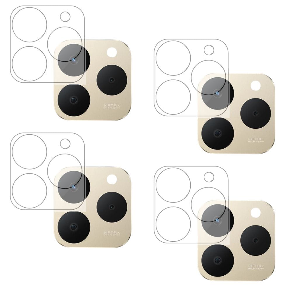 ISAAK Back Camera Lens Protector compatible for Realme 15T 5G (Pack of 4)