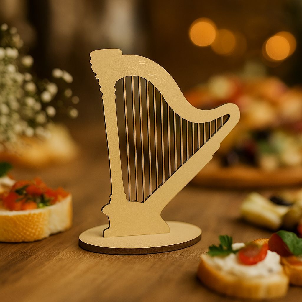 Dbeautify's DIY MDF Harp Shape Decorative Stand