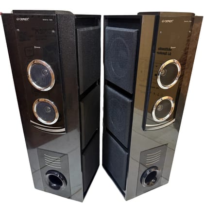Cemex 15005 MIC 6 Woofer DJ Party Tower Speaker with Karaoke & Recording