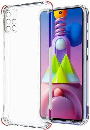 PLUGTECH TPU Ultra Hybrid Clear Camera Protection Back Cover Case for Samsung M51