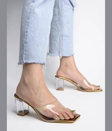 Shoetopia Girls Copper Heels