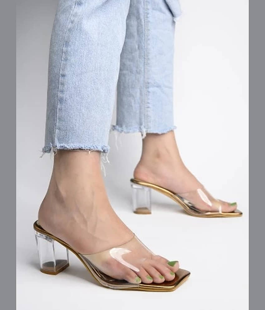 Shoetopia Girls Copper Heels