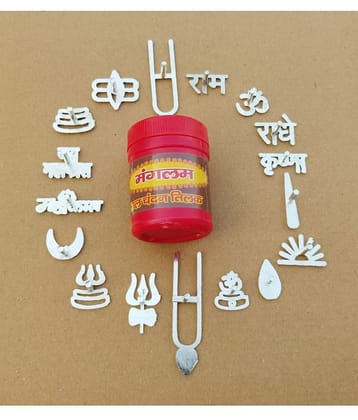 DvR ClicK Tilak Stamp With 1 Red chandan box (Pack Of 18)