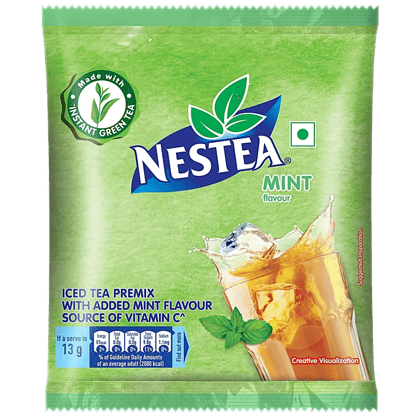 Nestle Nestea Instant Iced Tea - Green Tea Mint Flavour, 400 G Pouch Nestle Nestea Instant Iced Tea - Green Tea Mint Flavour, 400 G Pouch