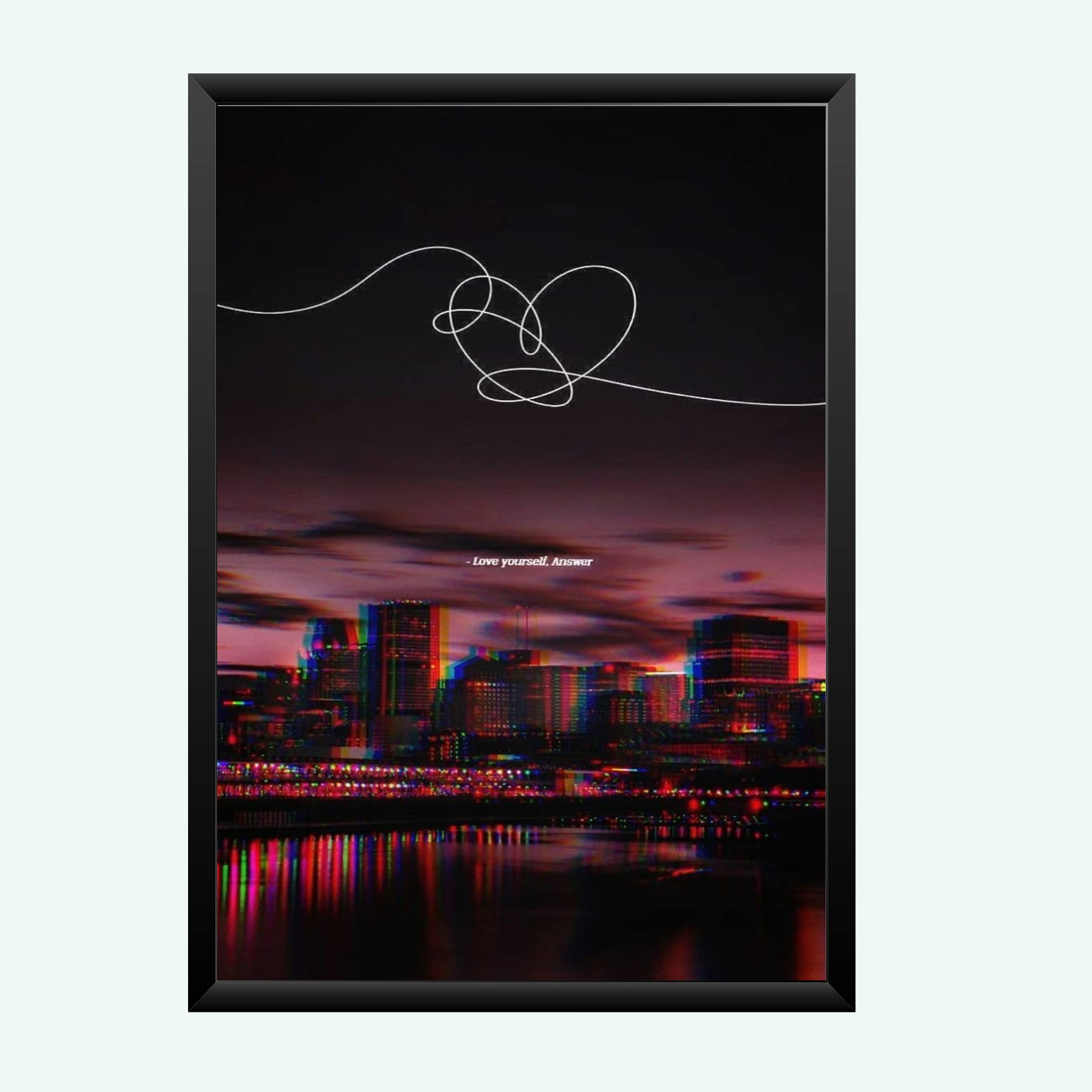 Nokkes Bts Army Bangtan Boy V suga J-Hope Jungkook Jin Jimin Rm 8X12 Inch Size Photo Frame Photo Home Office_bts1_54