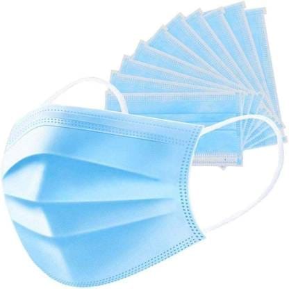 Disposable Face Masks - 3-Ply Breathable Comfortable Protection