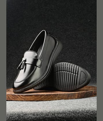 Bucik Black Men's Tassel Formal Shoes
