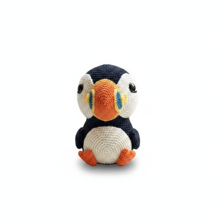 Handcrafted Crochet Puffin Plush Toy