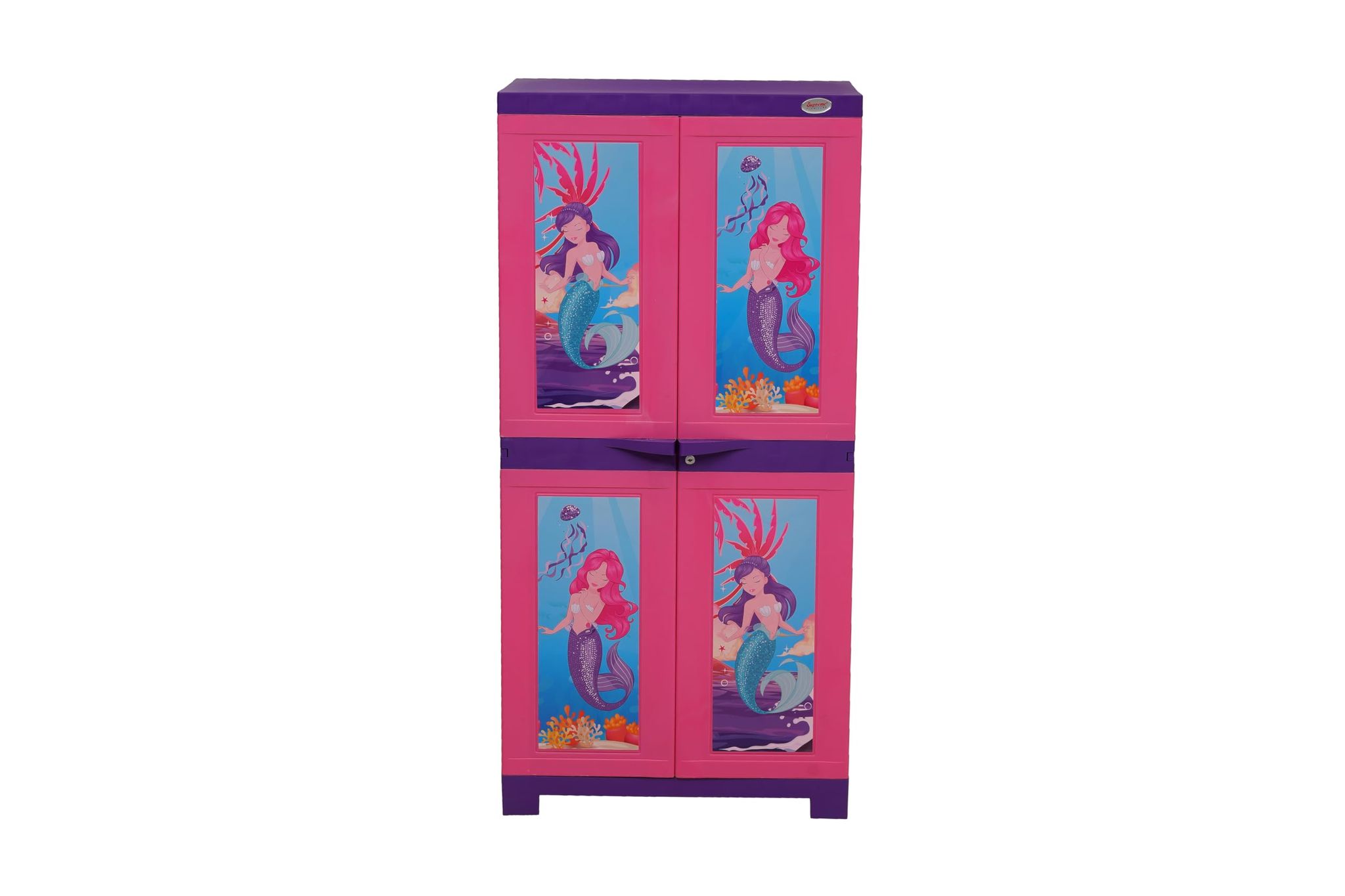 Supreme Furniture Fusion Doll Maxi Waterproof Cupboard/Kids Furniture (Size:-Full Pink/Violet) (DIY)