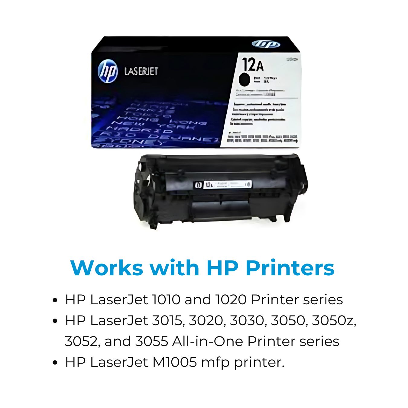 HP 12A 2-pack Black Original LaserJet Toner Cartridges (Q2612AF)