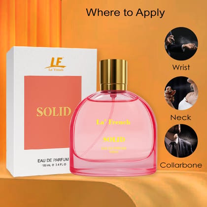 La French Solid Unisex Perfume 100ml Long Lasting Eau De Parfum | Warm Woody Floral Luxury Fragrance for Men & Women La French Solid Unisex Perfume 100ml Long Lasting Eau De Parfum | Warm Woody Floral Luxury Fragrance for Men & Women