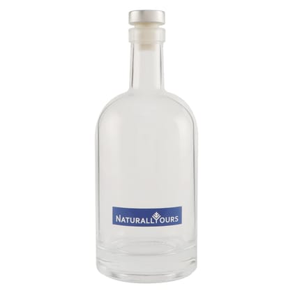 NATURALLYOURS CLEAR AQUA GLASS BOTTLE 1000 ML WITH CORK STOPPER NATURALLYOURS CLEAR AQUA GLASS BOTTLE 1000 ML WITH CORK STOPPER