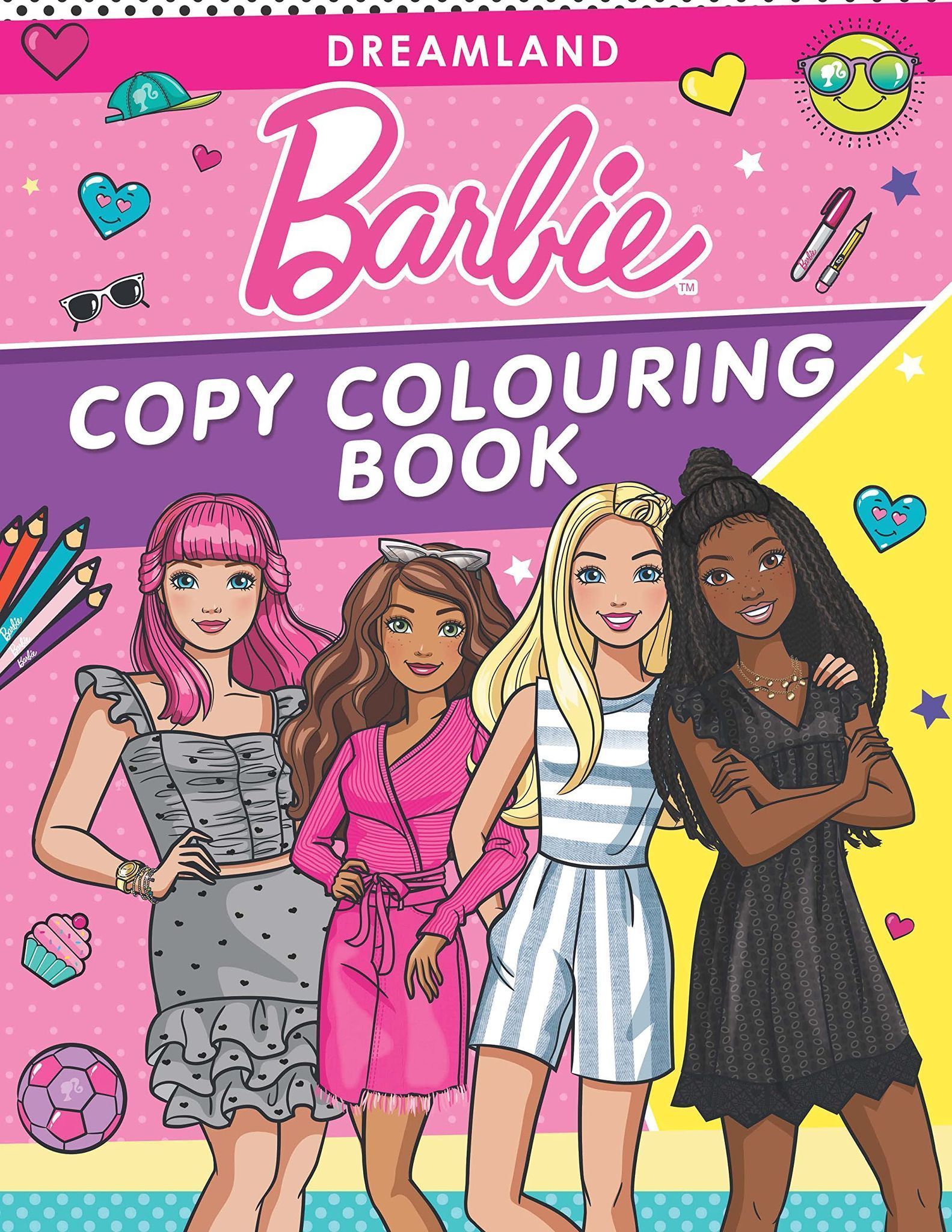 Barbie Copy Colouring Book [Paperback] Dreamland Publications
