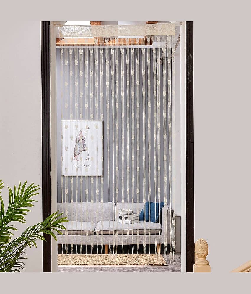 YUTIRITI Set of 2 Door Heart String Curtain