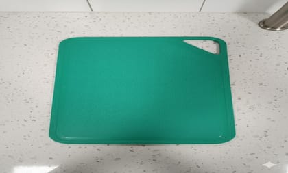 Dark Wolf Plastic Reversible Chopping Board Non Slip Durable Cutting Board for Vegetables Fruits and Meat