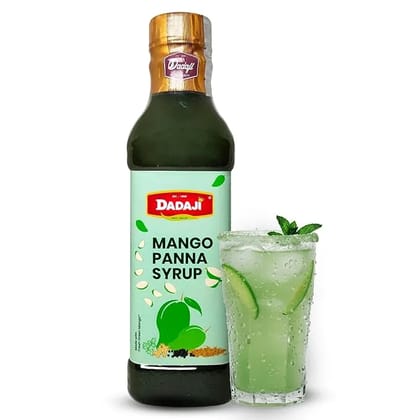 Dadaji Mango Panna Syrup | 750ml | Aam Panna Sharbat | Mango Drink | Tangy and Sweet Taste | Instant Refreshing Drink For Summer