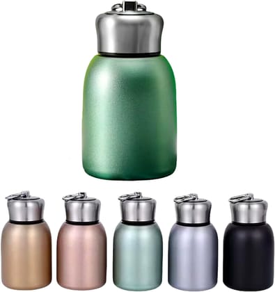 Double Walled Insulated Thermos for Hot & Cold Drinks, Leak Proof, Compact Travel & Gym Bottle, Stainless Steel, Red Colour (colour - multi) by Ruhi Import Store