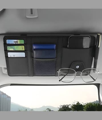 SIAGO Sunglasses Holder for Front Seat Side Black