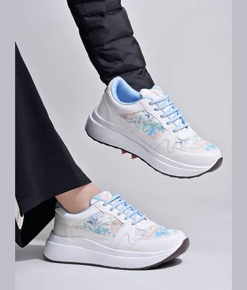 Shoetopia Blue Women's Sneakers