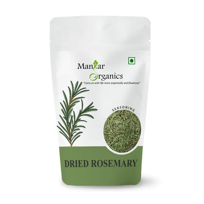 ManHar Organics Dried Rosemary Leaves 1KG | Aromatic Herb for Cooking, Seasoning, Marinades & Baking | Mediterranean Flavor | Rosemary Herbal Tea for Hair Growth (pack of 2, 500gm x2)