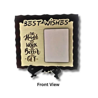 Saadhya Best Wishes Personalised Wooden Photo Frame by Saadhya Design