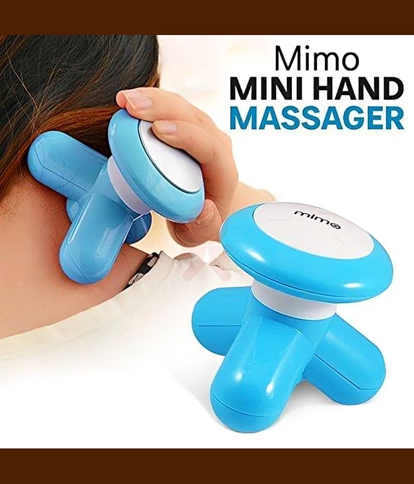 Acupressure Electric Mini Full Body Vibration Massager mimo mini vibration full body massager slimming body massager For pain relief with USB Port (Multicolor)