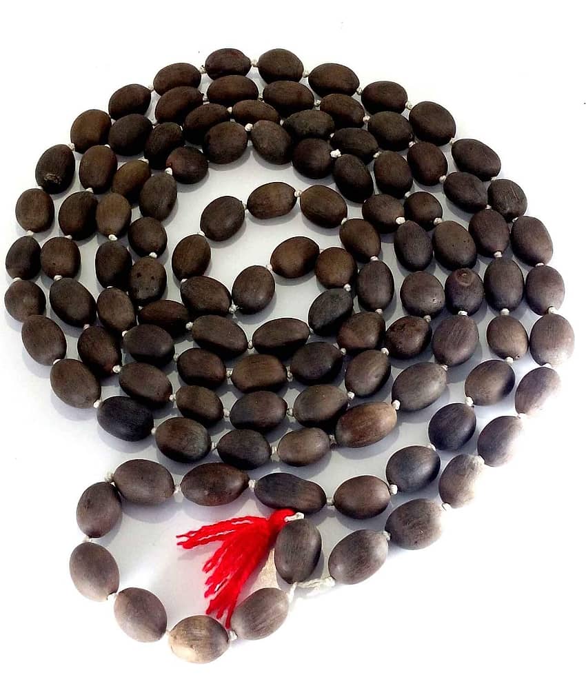 Kamal Gatta Mala with 108 Lotus Seeds for Blessing of Laxmi MATA and Mystic Pooja Beads Jaap Mala