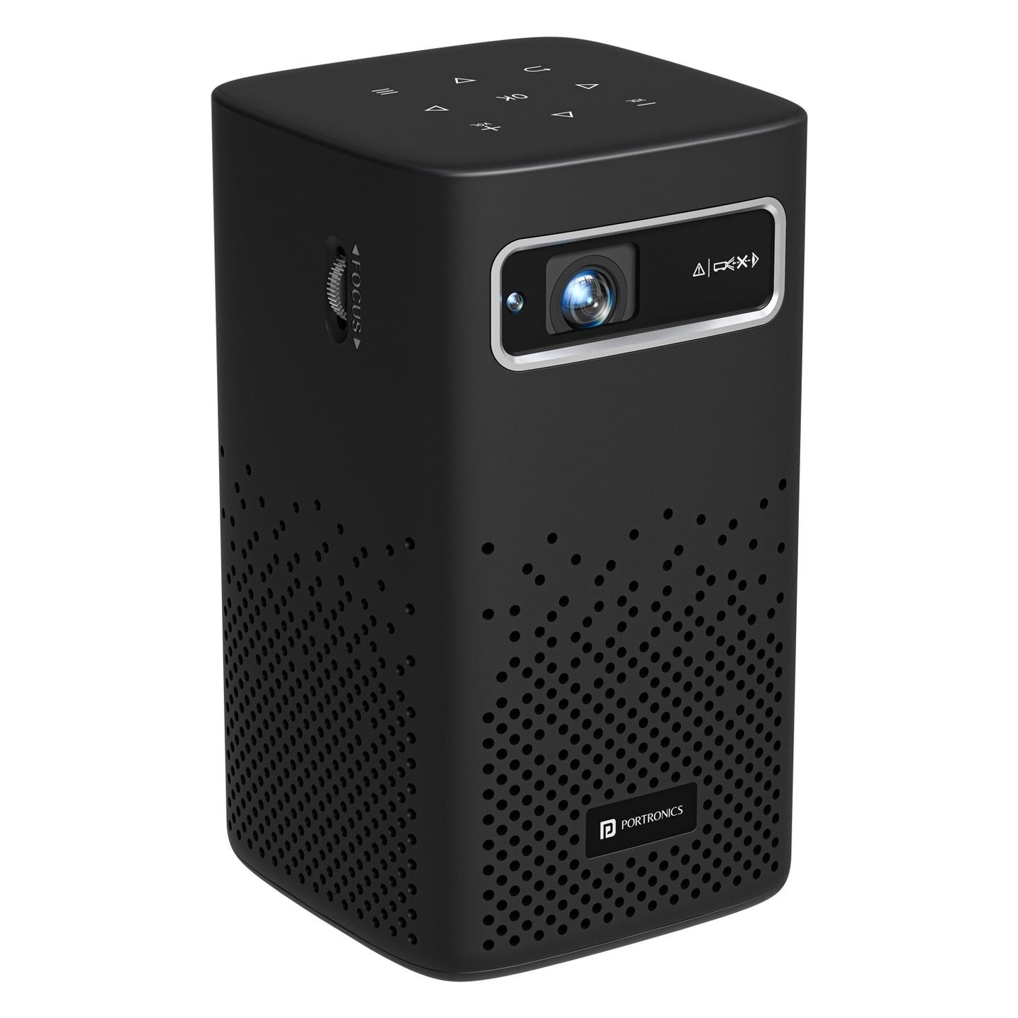 Portronics Pico 13, 4K UHD Support, 3500 Lumens, Rechargeable, DLP Technology