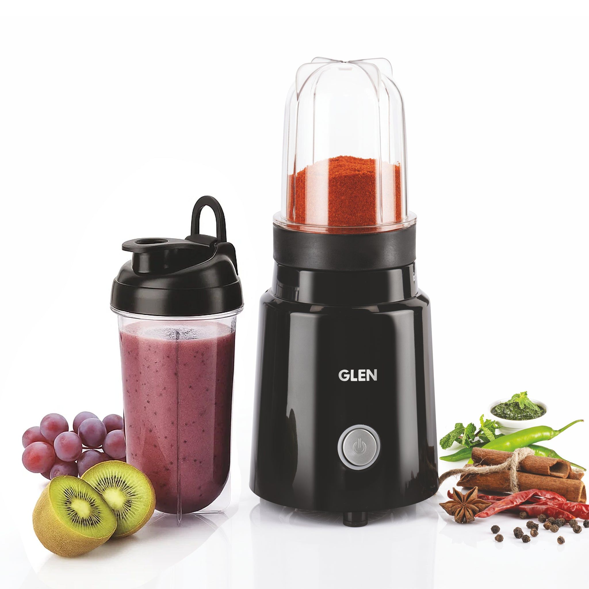 Active-Blender, 350W Grinder Blender, 2 Unbreakable Food Grade Jars with Sipper Cap (SA4048NSIP)