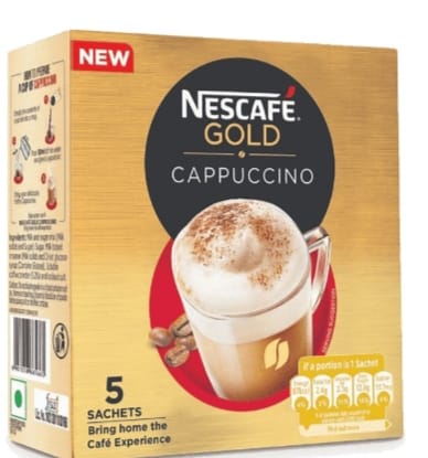 Nescafe gold Cappuccino instant coffee rich and arima flavour