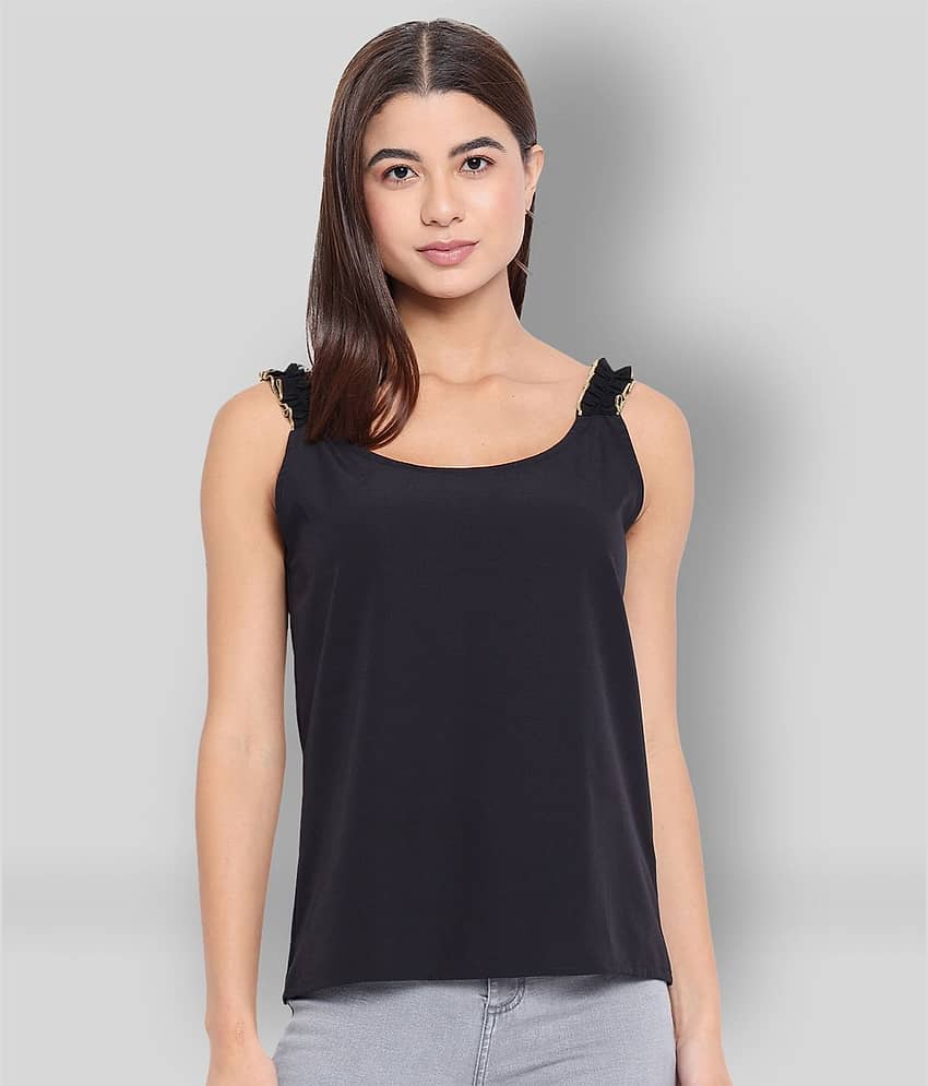 ALL WAYS YOU Women's Polyester Tank Top ( Black )