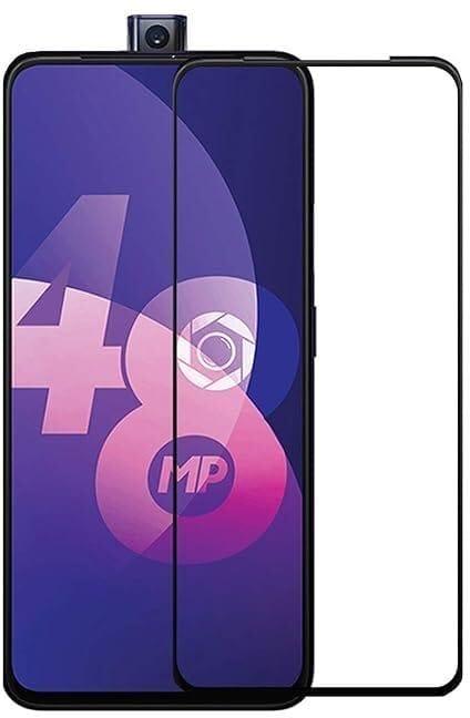 PLUGTECH Advanced Tempered Glass With Anti-Explosion 9H Hardness Edge-To-Edge Coverage Screen Guard for OPPO F11PRO