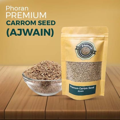 Phoran 200 gm Ajwain l Carom Seed | Phoran Digestive Spice for Parathas, Pakoras & Mathri l 200 gm Whole Ajwain Seed