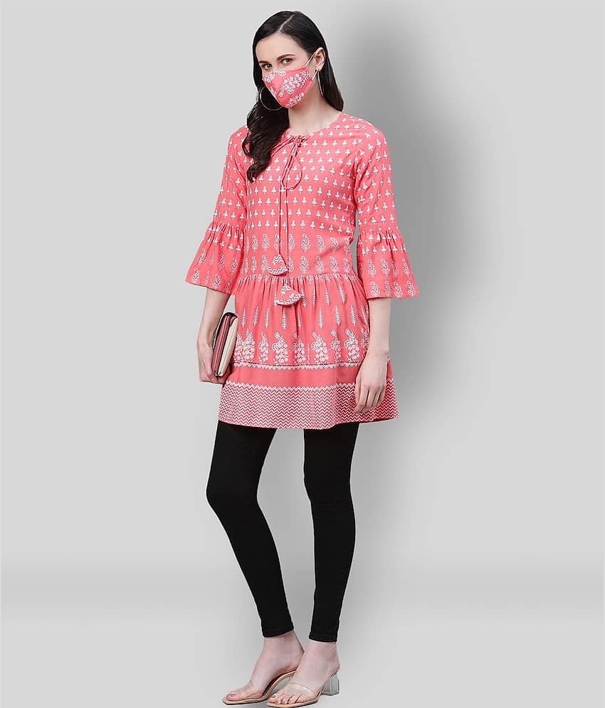 Rayon Short Kurti For Women (Pack of 1)