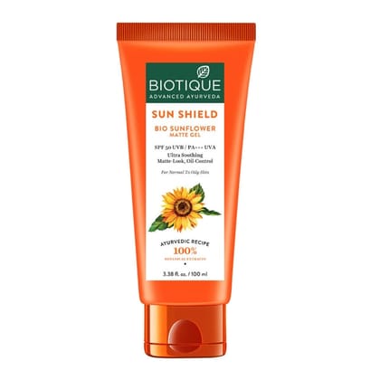 Biotique Sun Shield Sunflower 50+SPF Sunscreen 100ml