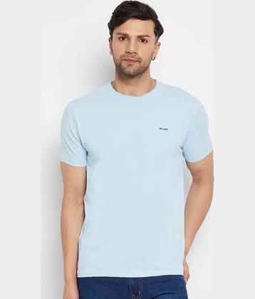 98 Degree North Pack of 1 100% Cotton Regular Fit Men's T-Shirt ( Blue )