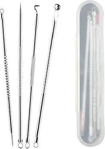 Elecsera Stainless Steel Blackhead Remover Needle (Pack of 4)