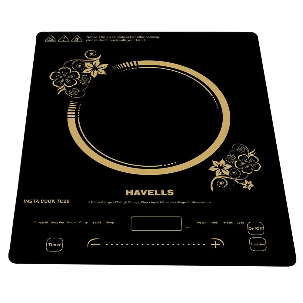 Havells Insta Cook TC20 2000W Induction Cooktop Havells Insta Cook TC20 2000W Induction Cooktop - Black