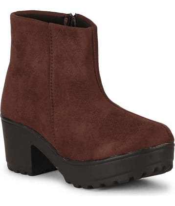 Saheb - Brown Women's Ankle Length Boots