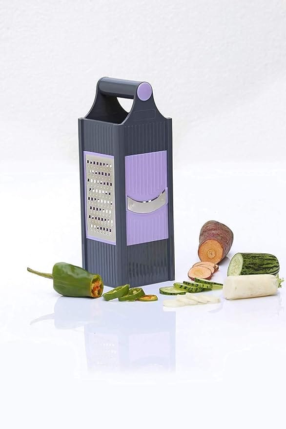 Kuber Industries Plastic 4 In 1 Vegetable Slicer (Multi Color)