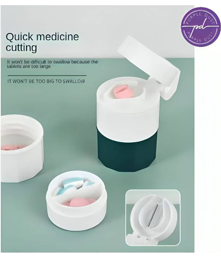 purple dust travel portable Mini Pill cutter