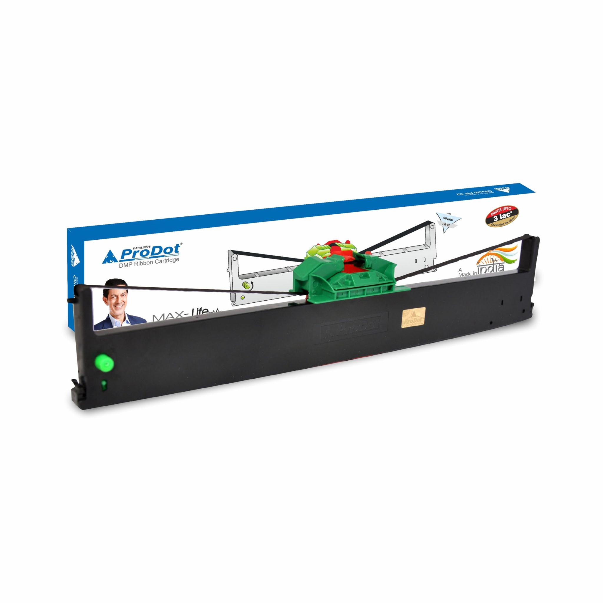 ProDot OLIVETTI PR 02/NE Dot Matrix Ribbon Cartridge Compatible with Olivetti Nantia K 10, PR 02, NE, PR 2+