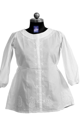 Handloom Cotton Top | White