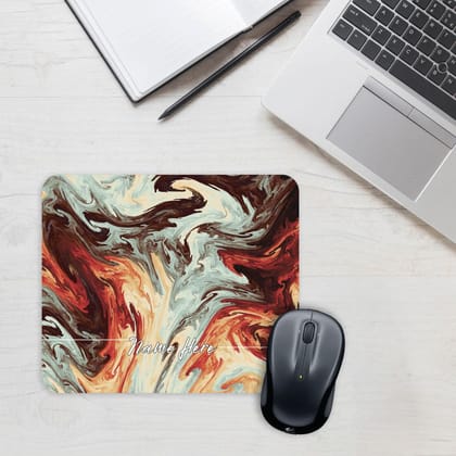 Coral Waves Custom Name MousePad Coral Waves Custom Name MousePad