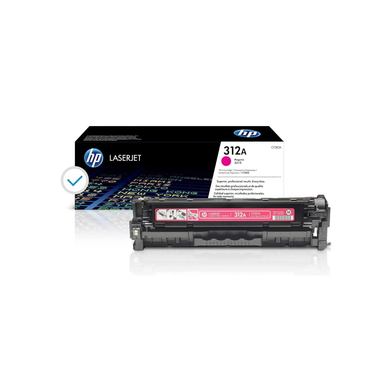 HP 312A Magenta Original LaserJet Toner Cartridge (CF383A)